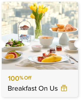 100% Off Buffet Breakfast