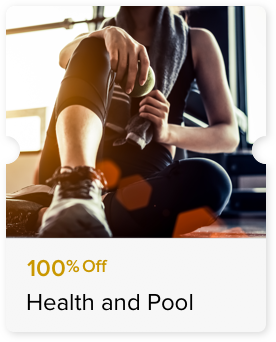 100% Off Access to the Swimming Pool or Gym